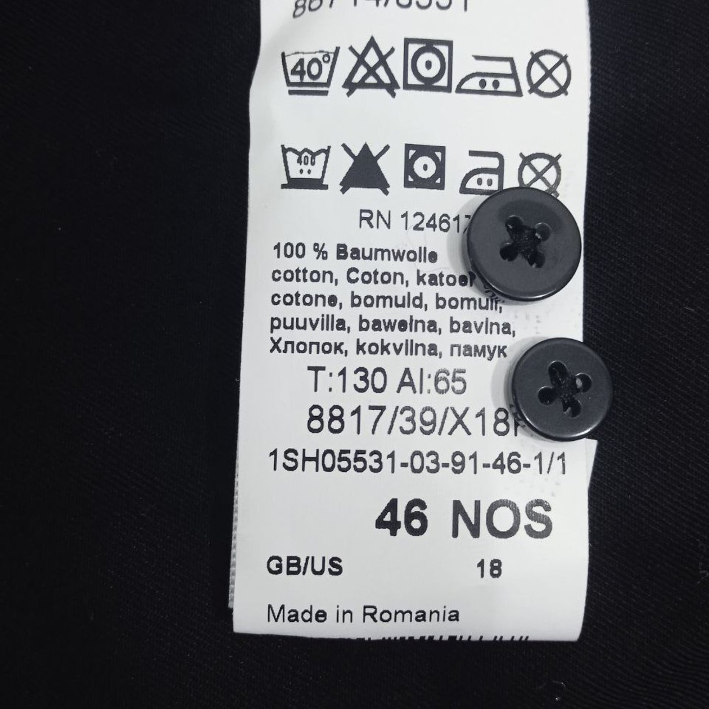Men's branded shirt with embroidery. Golden Ears of Wheat.