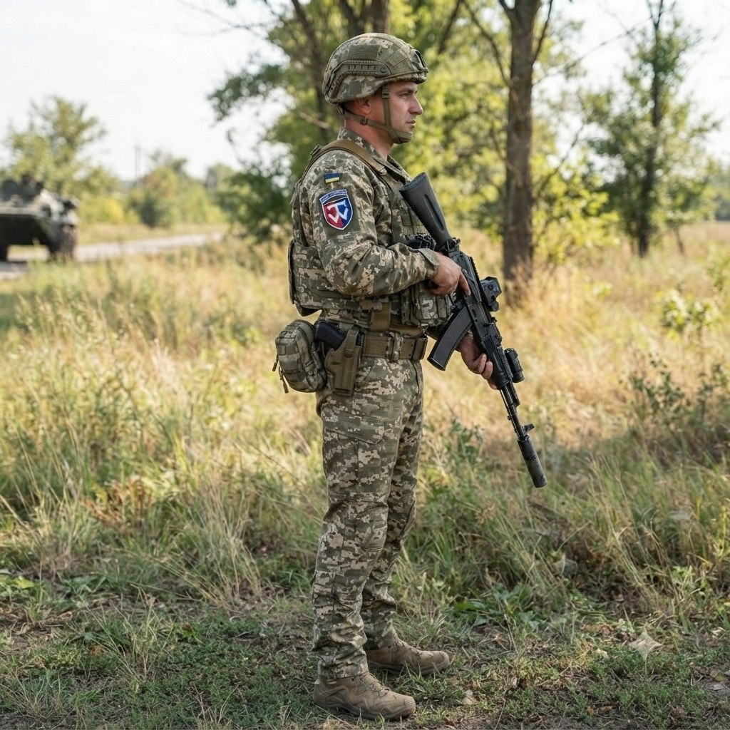 58 окрема мотопіхотна бригада SIMUL AD VICTORIAM. Шеврон роздільний