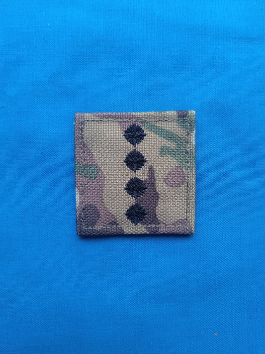 Chest rank patch "Captain" / Нагрудний погон "Капітан"