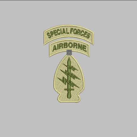 Special Forces, Airborne (digital design) / Спеціальні сили Повітряно-десантних військ США (макет)
