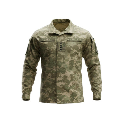 Нагрудний погон MAKSIGOR Капітан у кольорі мультикам з Cordura 1000D на липучці для тактичної форми