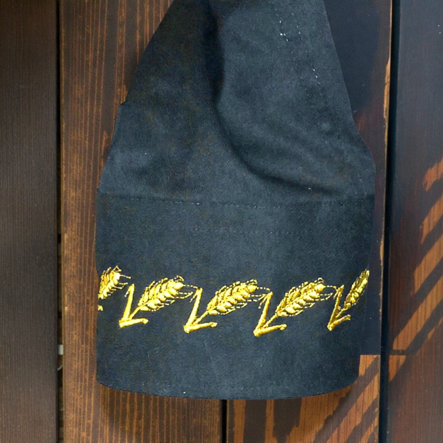 Men's branded shirt with embroidery. Golden Ears of Wheat.